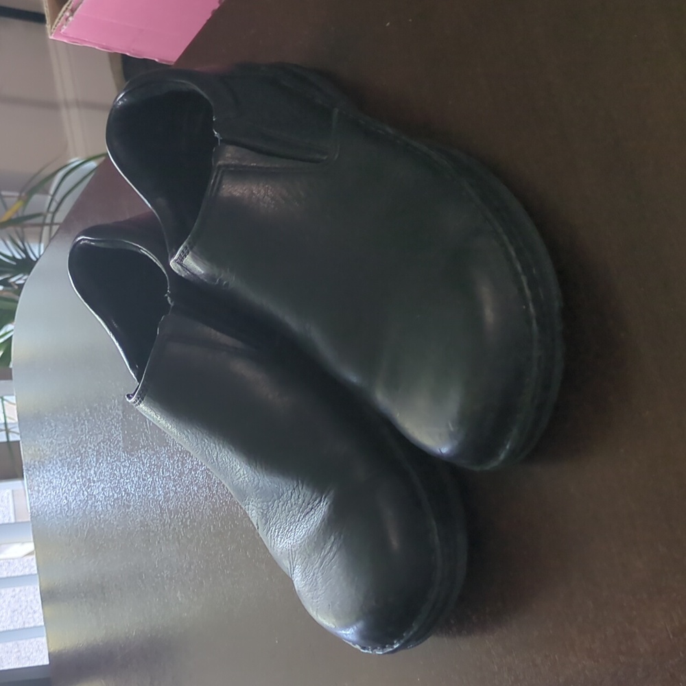 Lands end leather clogs